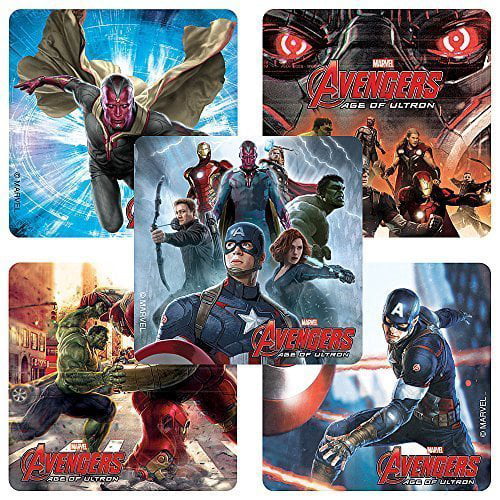 18 Avengers Age Of Ultron Stickers Party Favors Teacher Supply Hulk Thor Ironman